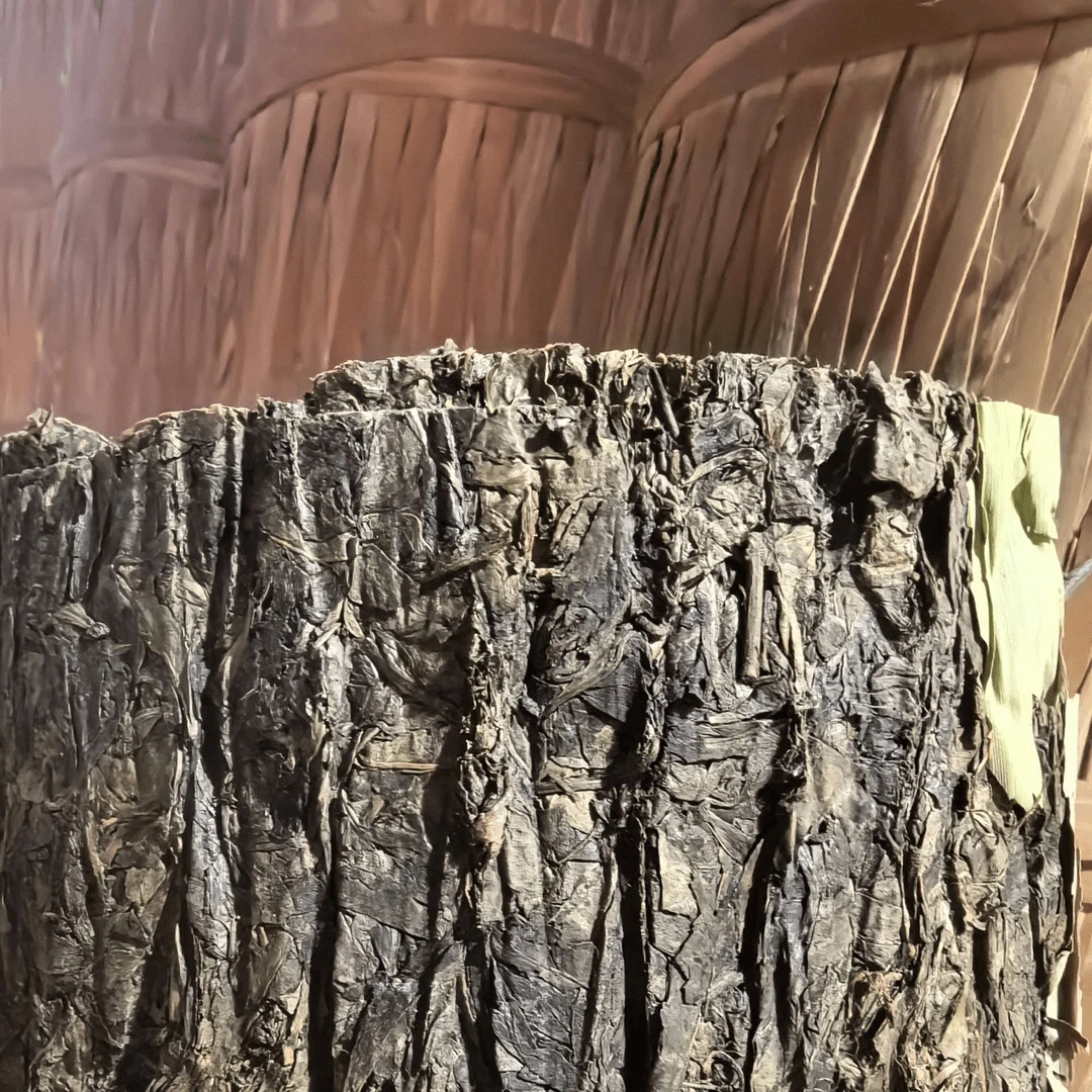 高家山野荒黑茶2019辰山千两分装囤货1060g