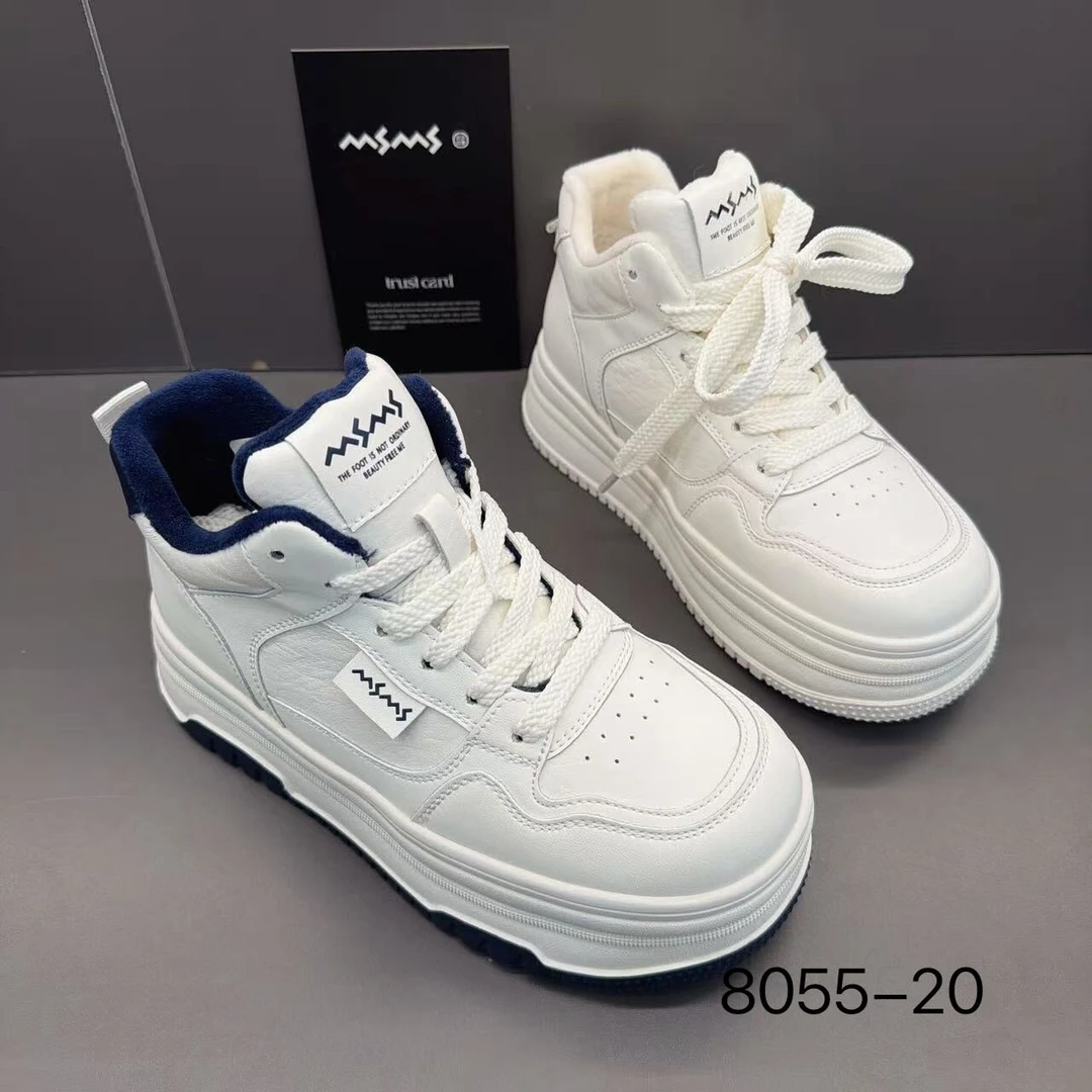 玛莎玛索冬季款大棉板鞋8055-20时尚百搭休闲防滑保暖学生鞋女鞋