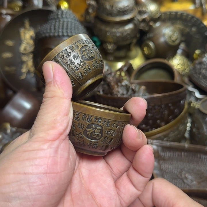 铜器摆件收收藏藏