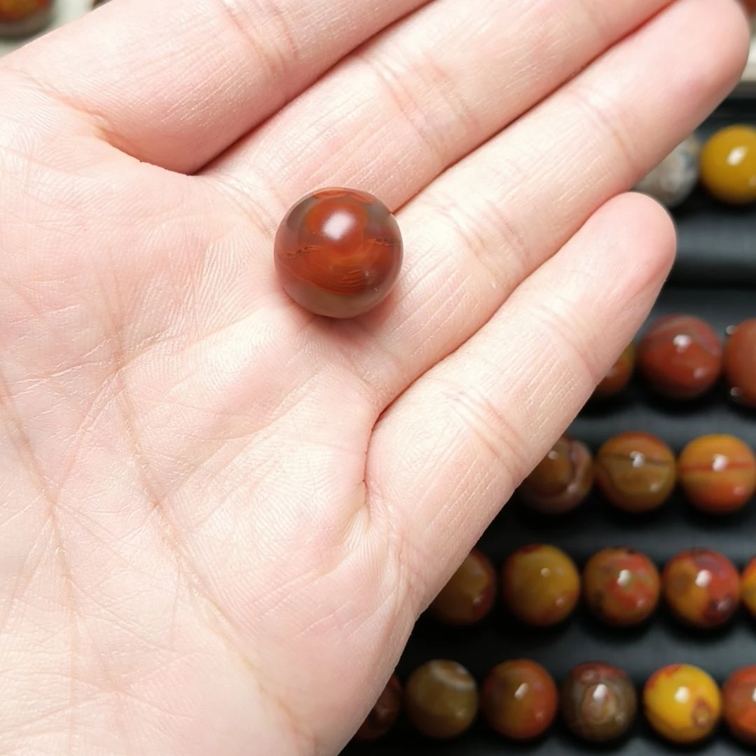 玛瑙/玉髓未镶嵌战国红玛瑙