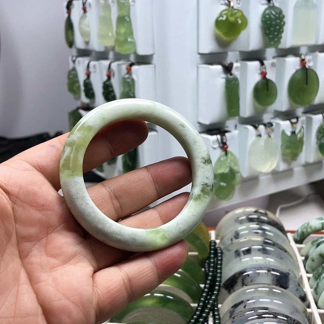 蛇纹石玉合金手镯