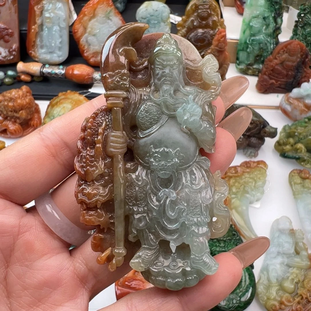 未镶嵌挂件翡翠天然缅甸