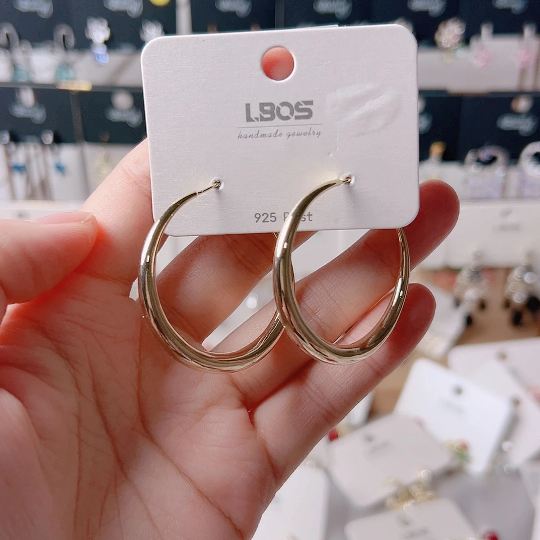 锆石纯铜合金耳环的