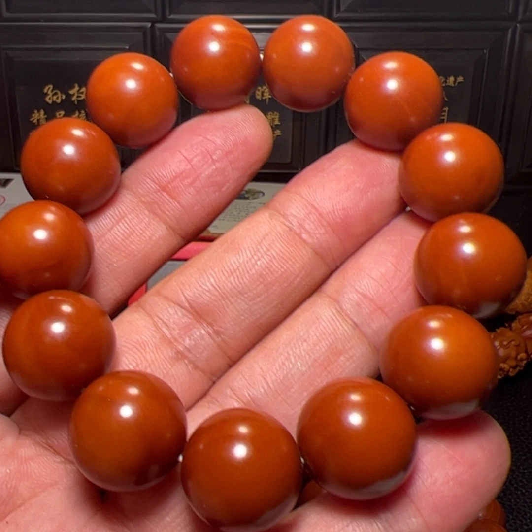 卢***大橄榄核手串正圆手串