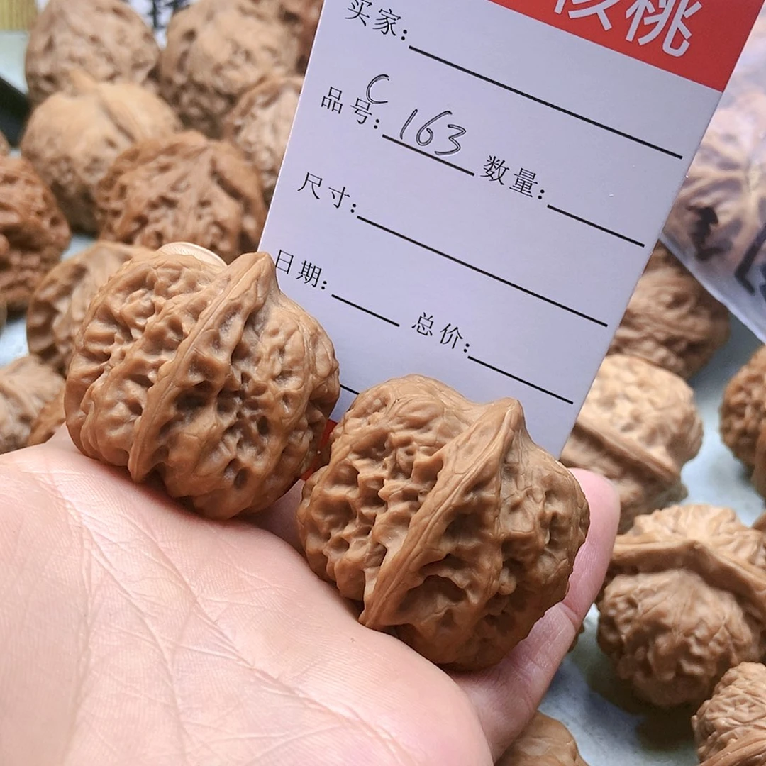 把件桃核用****7163号方金蝉37尺蜡皮