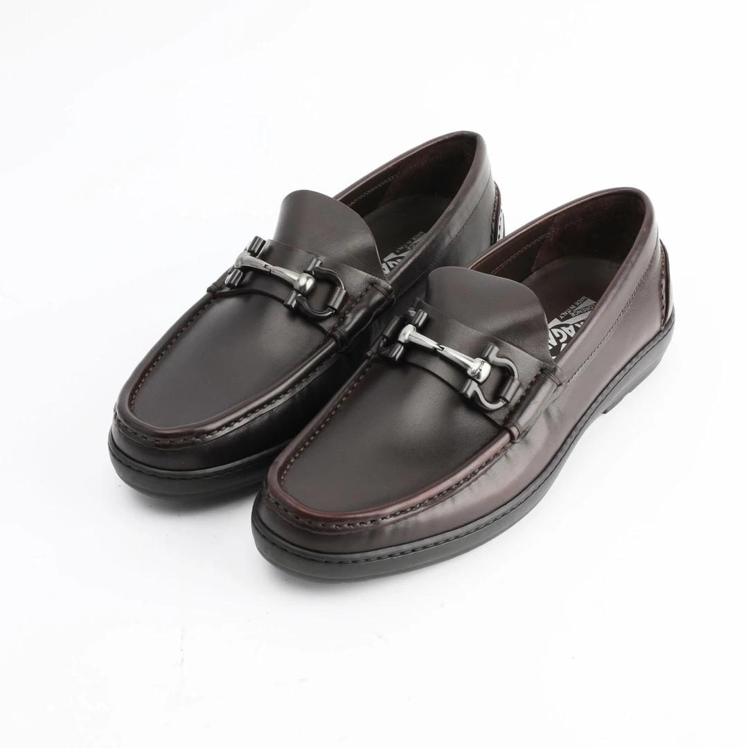 未使用 FERRAGAMO/菲拉格慕 男士商务正装百搭皮鞋MEMPHIS0620167