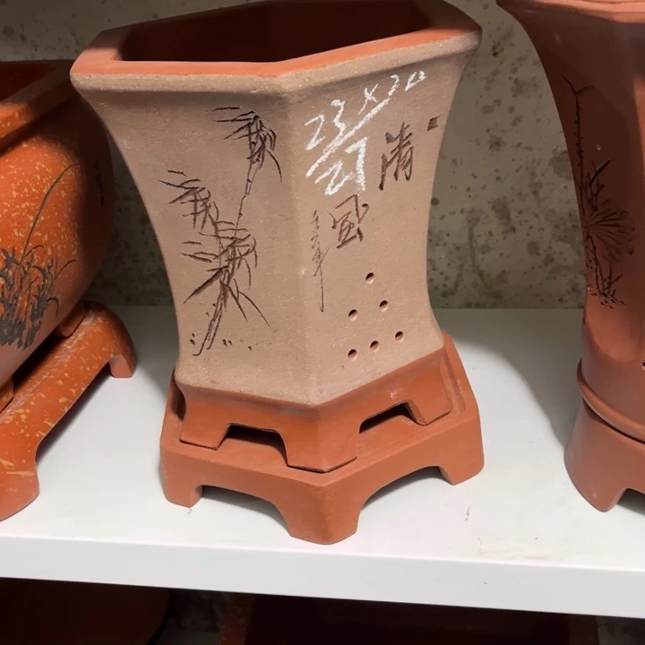 紫砂花盆紫砂花盆