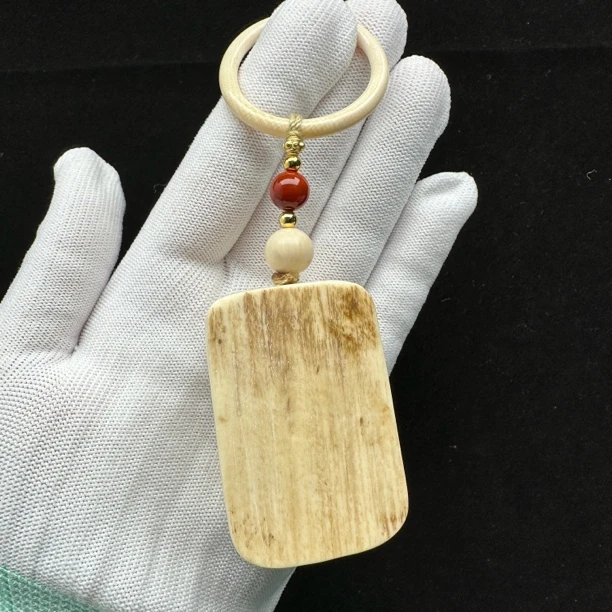 E2251天然猛犸牙肥皂手捻 77.8克/35*51*31mm支持鉴定 假一罚四