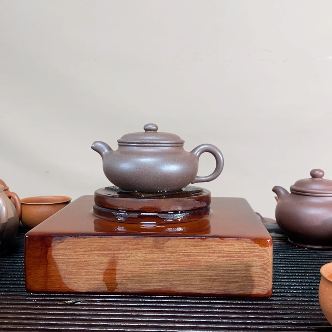 茶壶紫砂高端180cc紫泥仿古