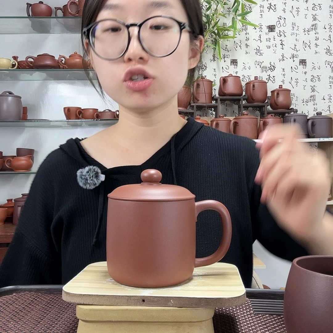 茶壶紫砂原矿底槽清大墩墩杯500CC左右没礼盒