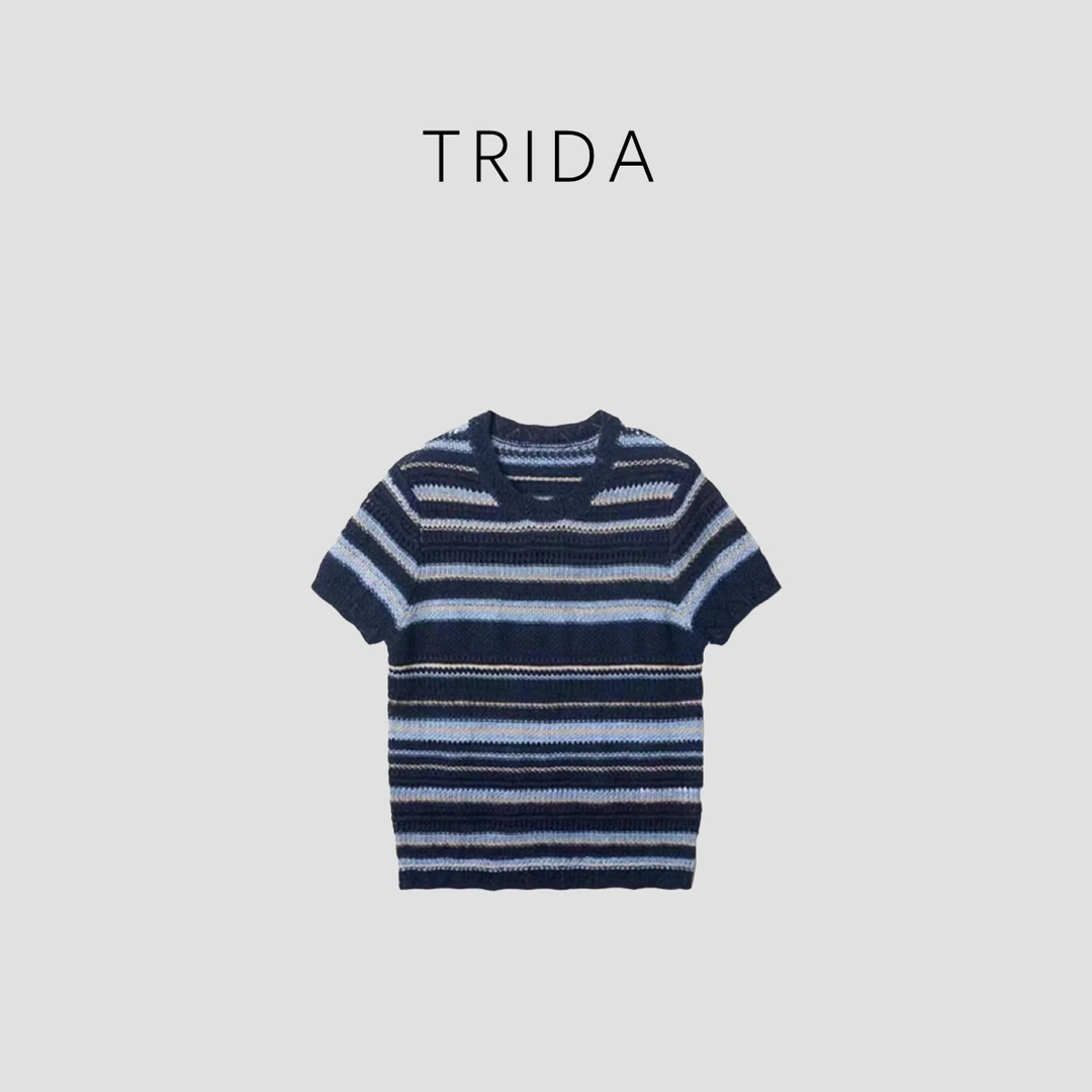 【富家千金】减龄小香千金日常miu系条纹风5900A