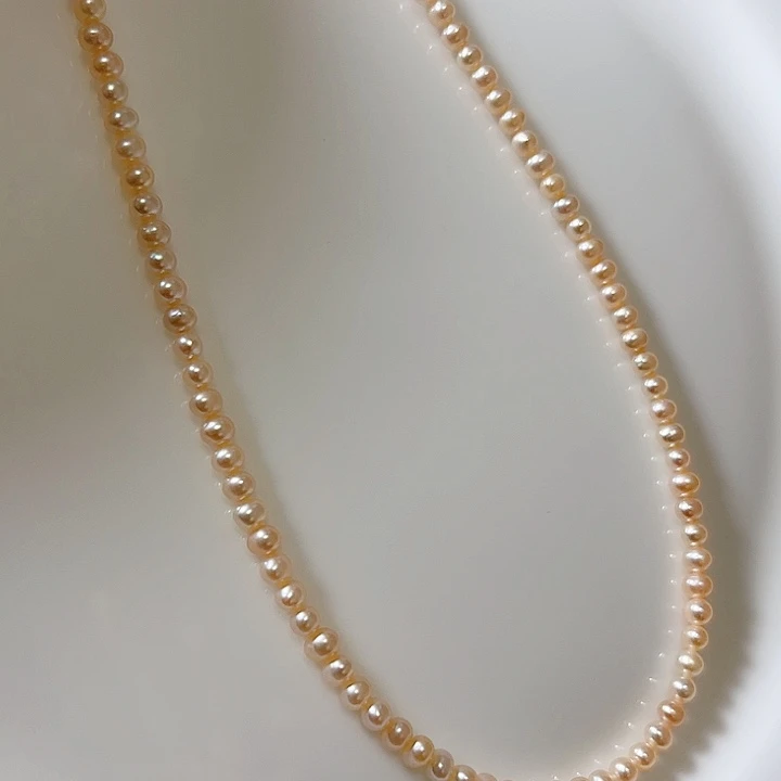 未镶嵌4.0左右中国红淡水珍珠