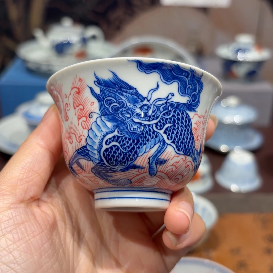 方***面景德镇纯手工手绘
