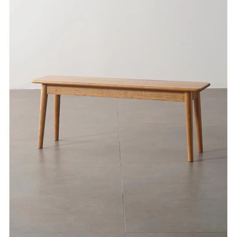 白橡木原木色1.1米韩式长凳餐椅换鞋凳