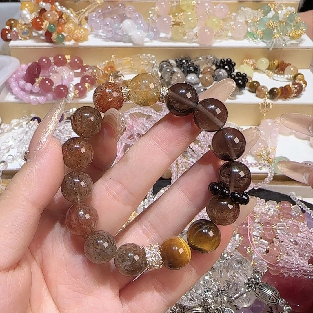 水晶手链未镶嵌吧