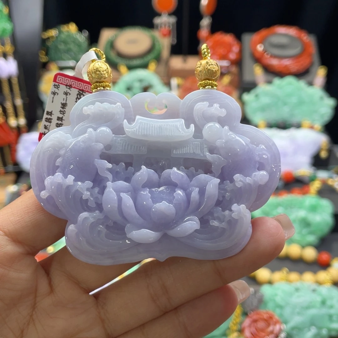翡翠颈饰未镶嵌代编织