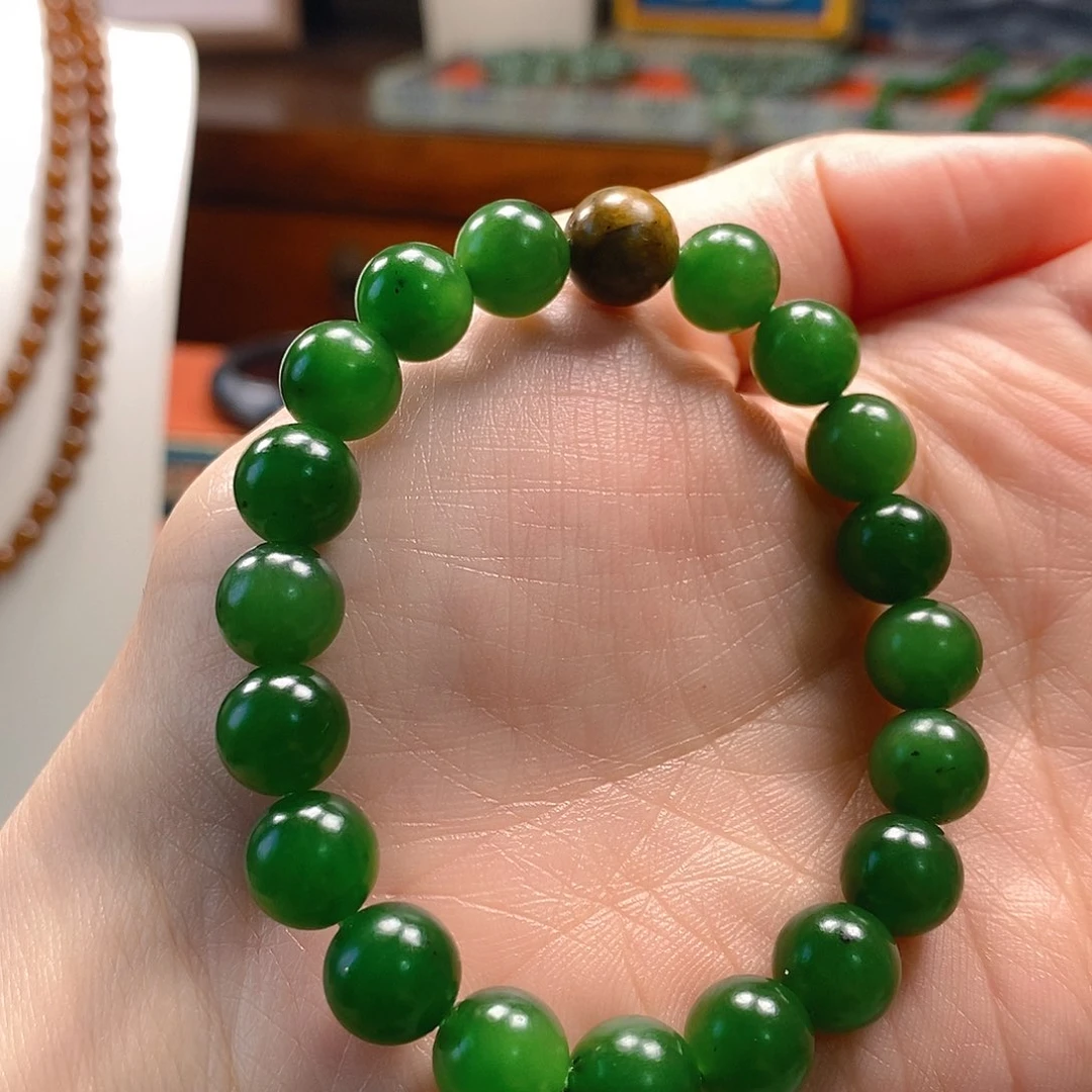 和田玉手串未镶嵌