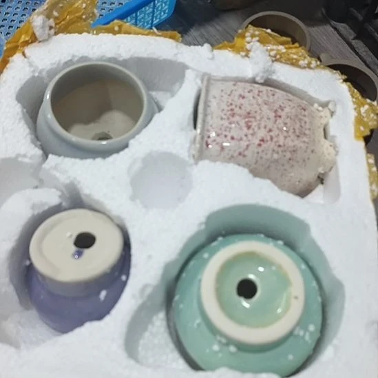 微瑕陶瓷花盆满12包邮微瑕陶瓷盆满12包邮