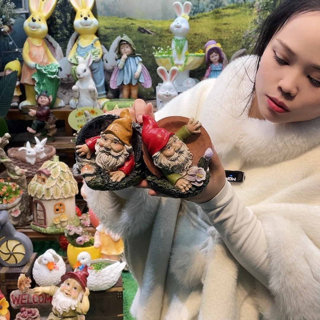 摆件花园摆件红红火火