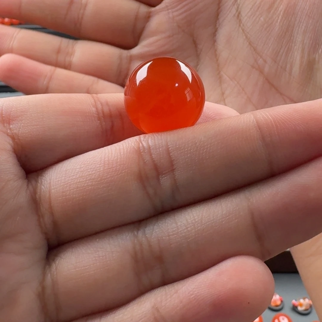 南红玛瑙未镶嵌圆珠18.3mm