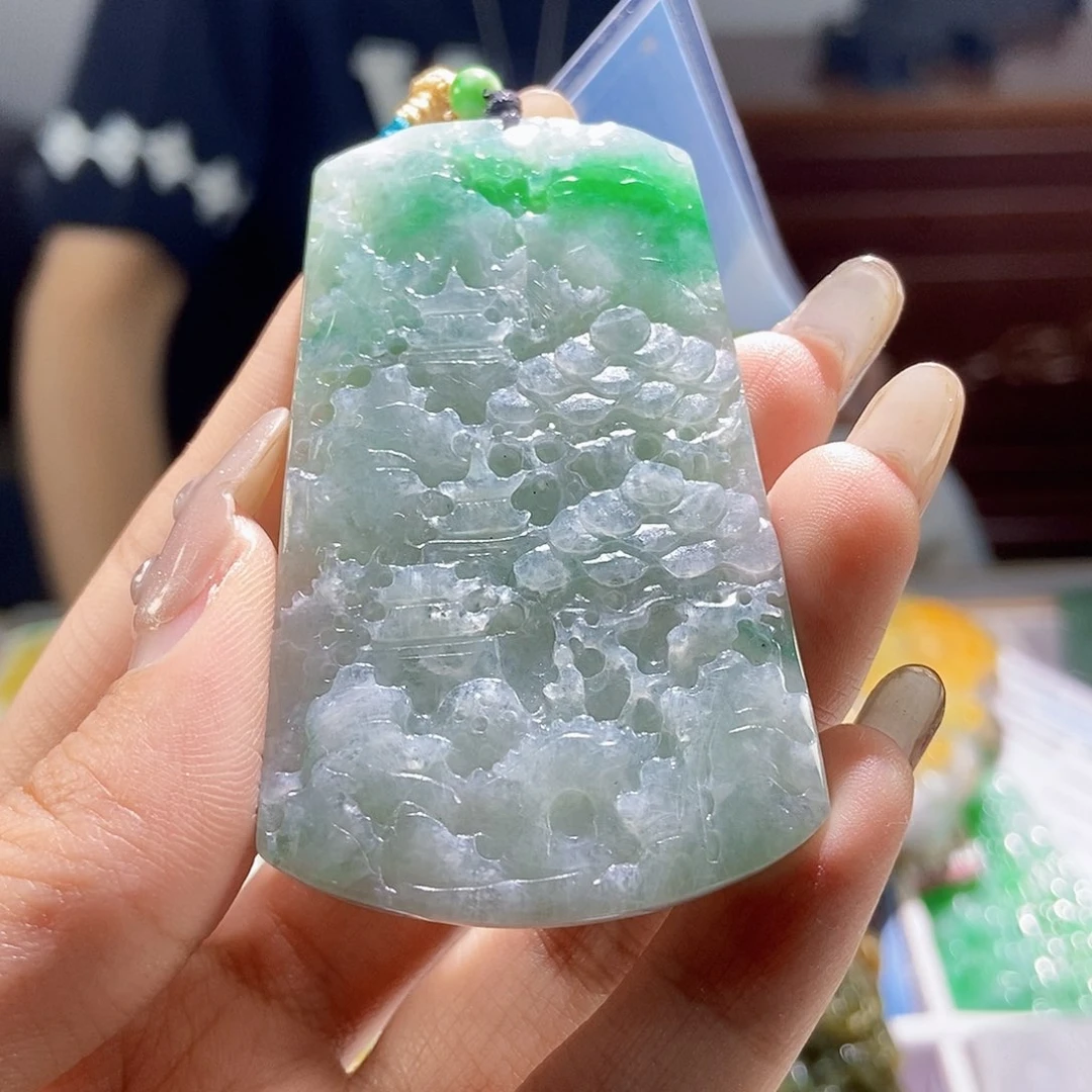 颈饰未镶嵌翡翠翡翠