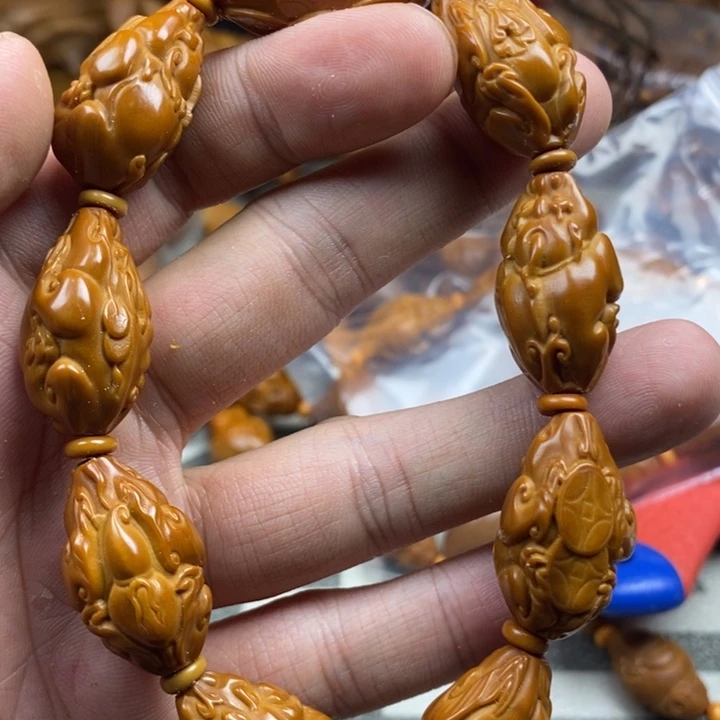 橄榄核手串/手链橄榄核雕工艺手串