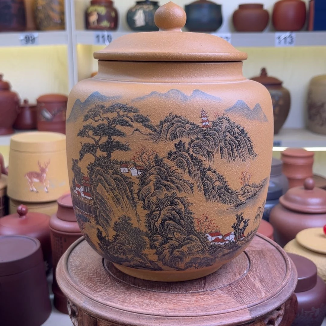 紫砂茶叶罐茶叶罐
