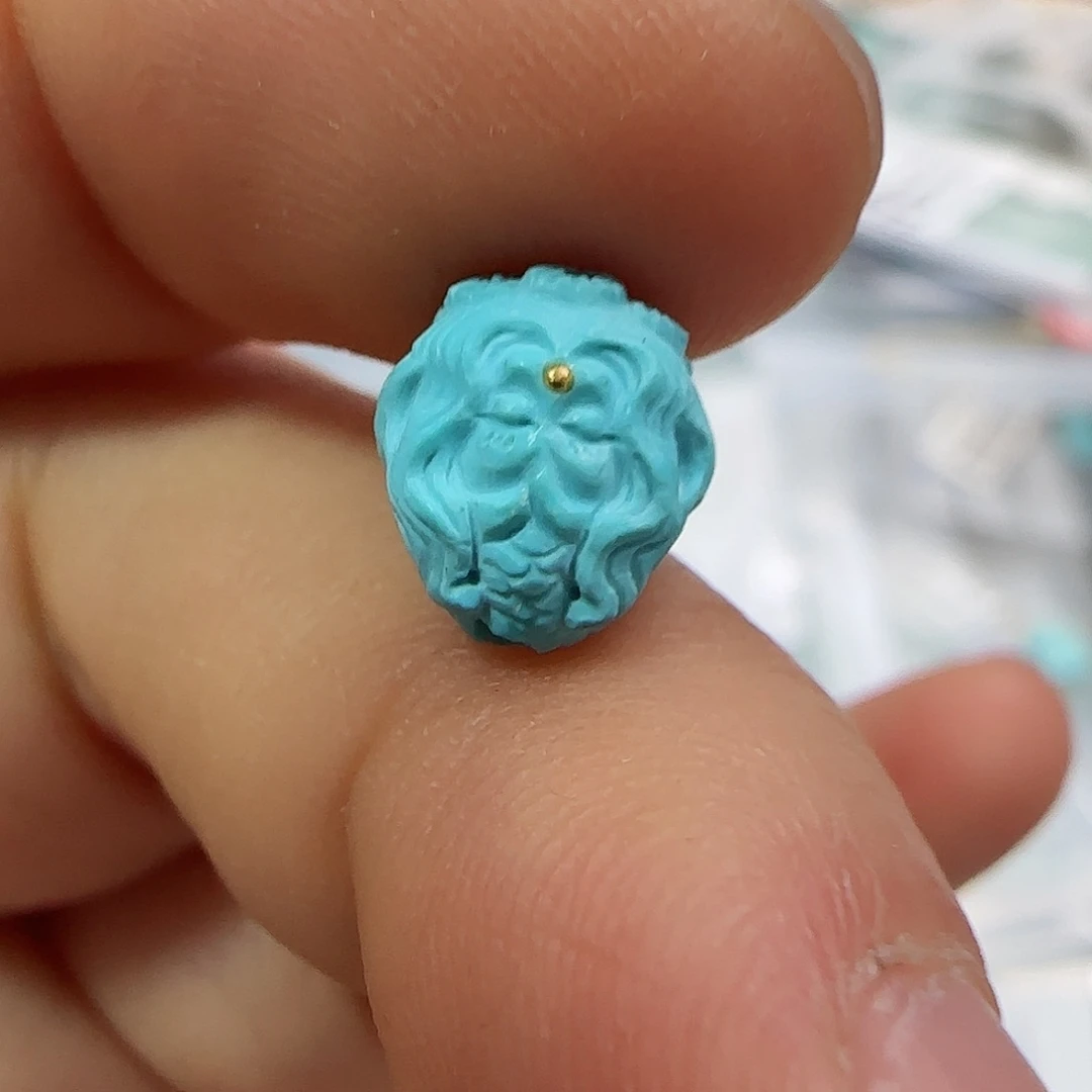 绿松石珠宝半成品未镶嵌