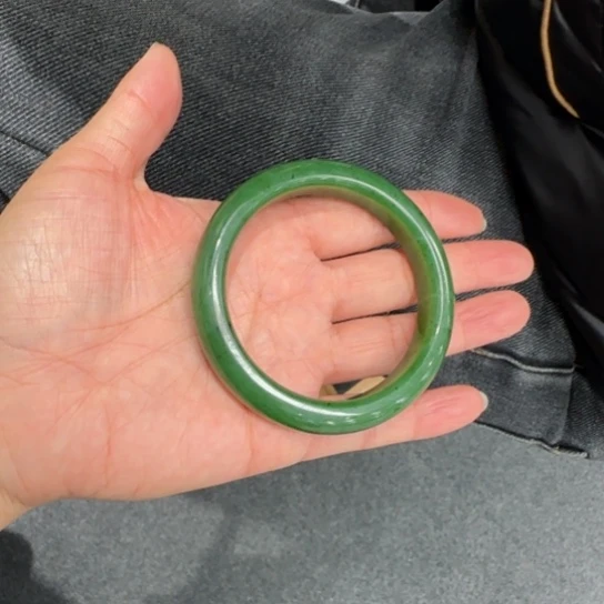 和田玉手镯未镶嵌57.7