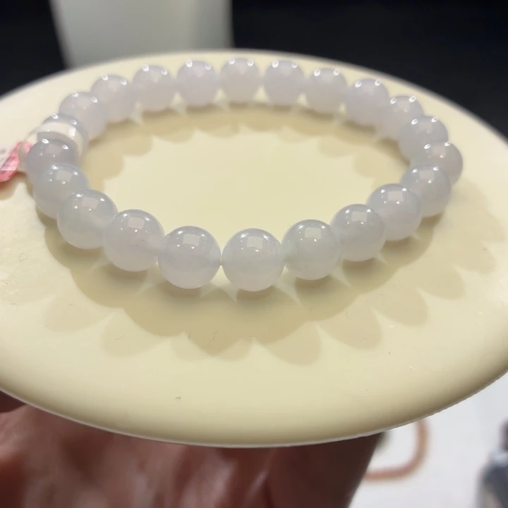 翡翠未镶嵌手链卡8.7