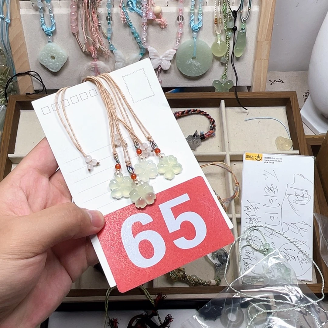 蛇纹石玉合金颈饰