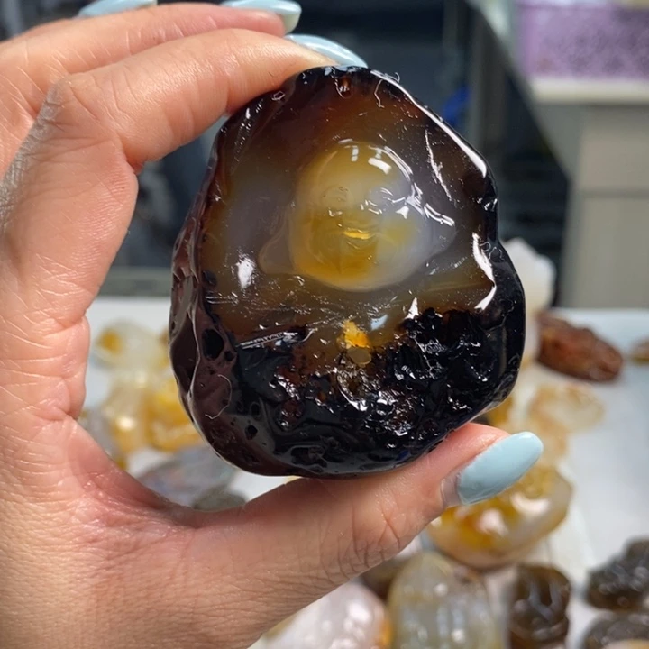 玛瑙/玉髓未镶嵌吊坠(不含链)