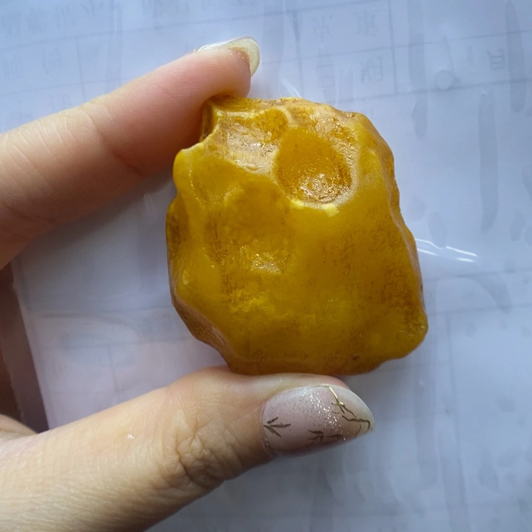 未镶嵌定制蜜蜡郎