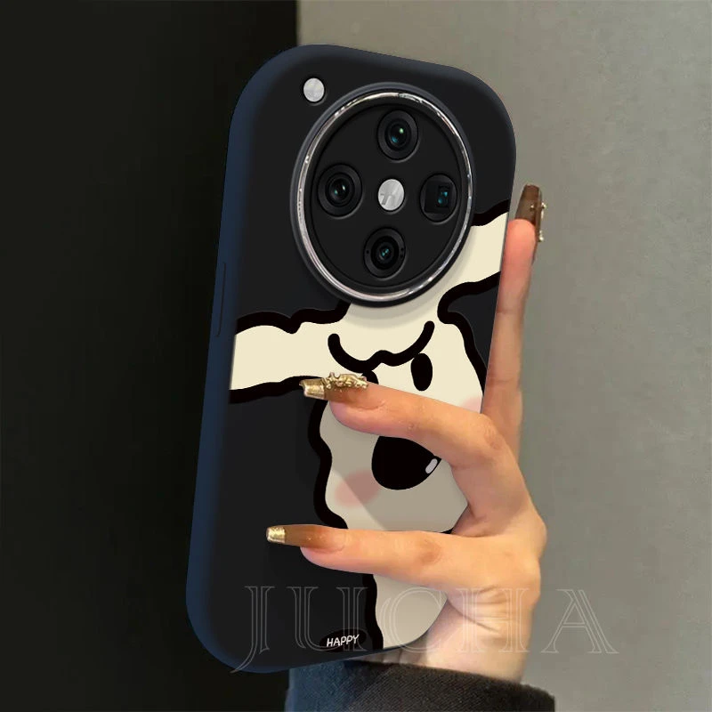 探头酷酷狗适用oppofindx8s手机壳可爱苹果16plus高端华为情侣款