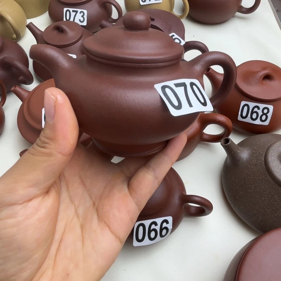 紫砂茶壶紫泥掇只140cc