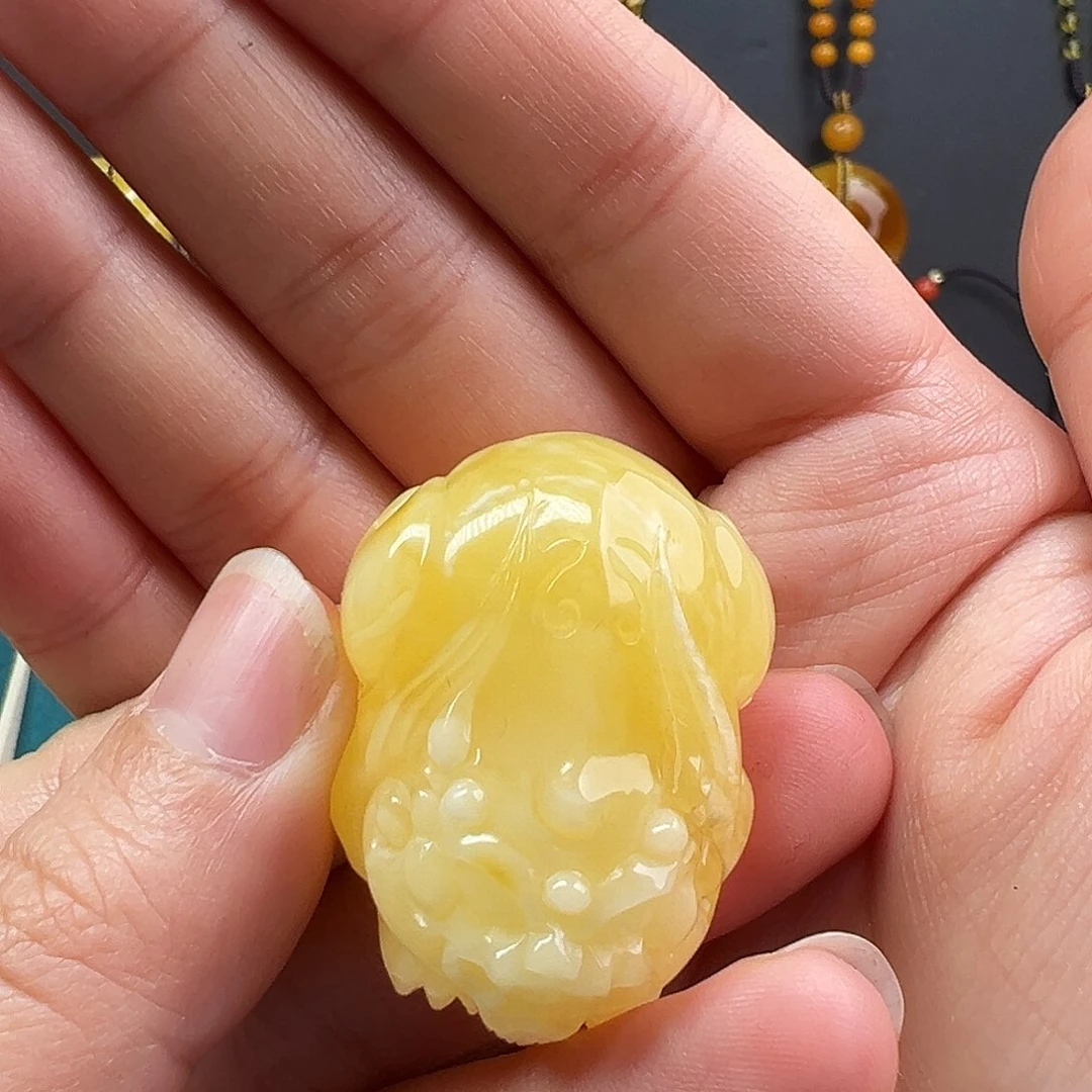 蜜蜡颈饰未镶嵌蜜蜡