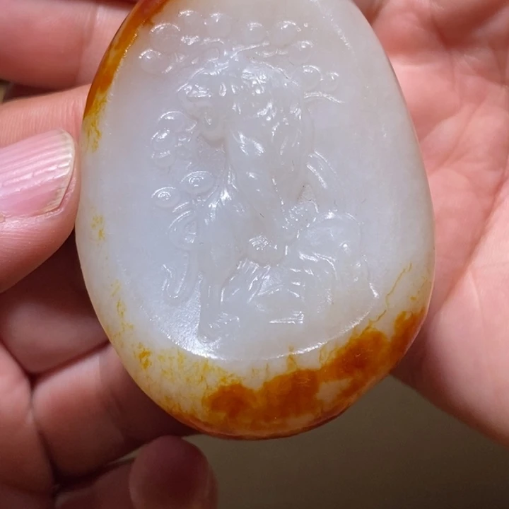 健***下和田玉未镶嵌颈饰