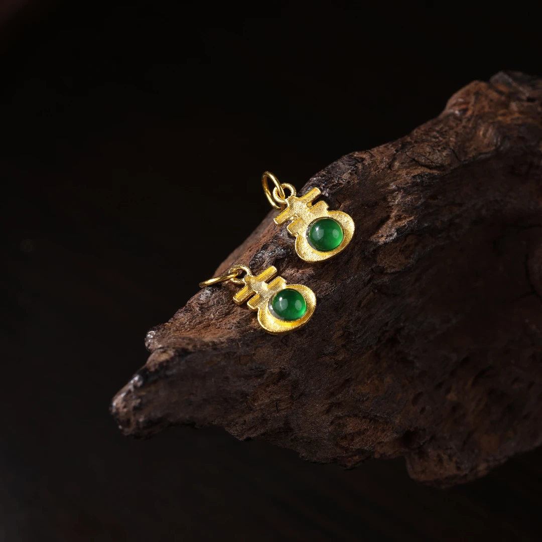 【举石臻选】TA0601-3793-38翡翠吊坠18k（一件/多样性发）L