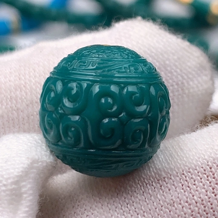 绿松石车挂未镶嵌