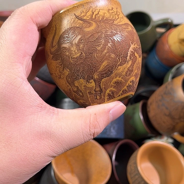 茶杯紫砂全手工紫砂主人杯