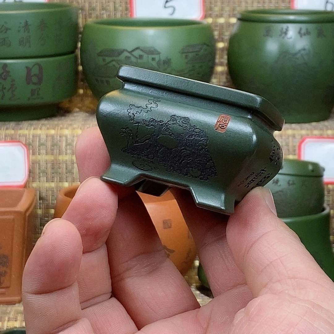 紫砂花盆我在等他