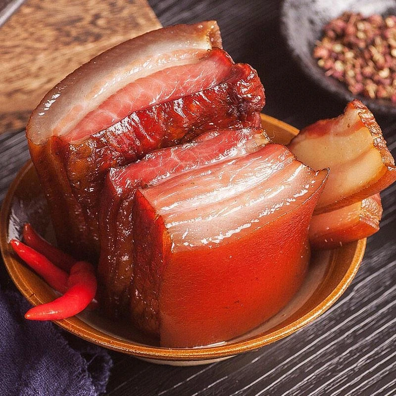 【拍三斤送两斤 到手5斤】柴火烟熏五花腊肉真空包装