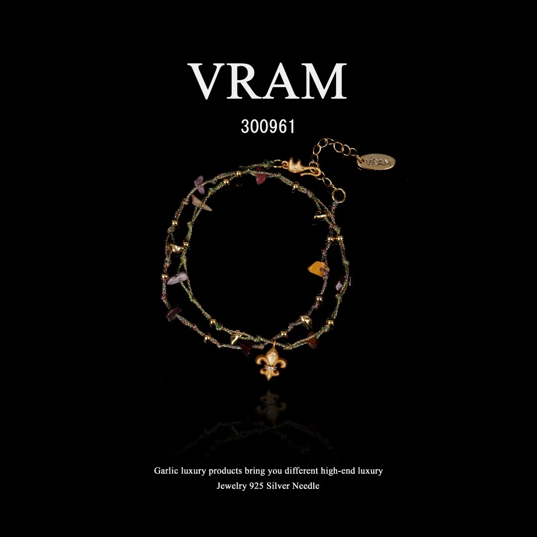 镀K金 VRAM手链~300961（32+5cm）