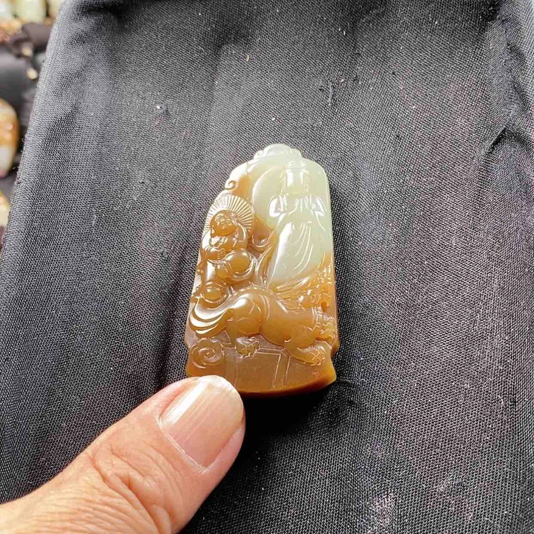 【闪购商品】和田玉（糖玉）颈饰未镶嵌