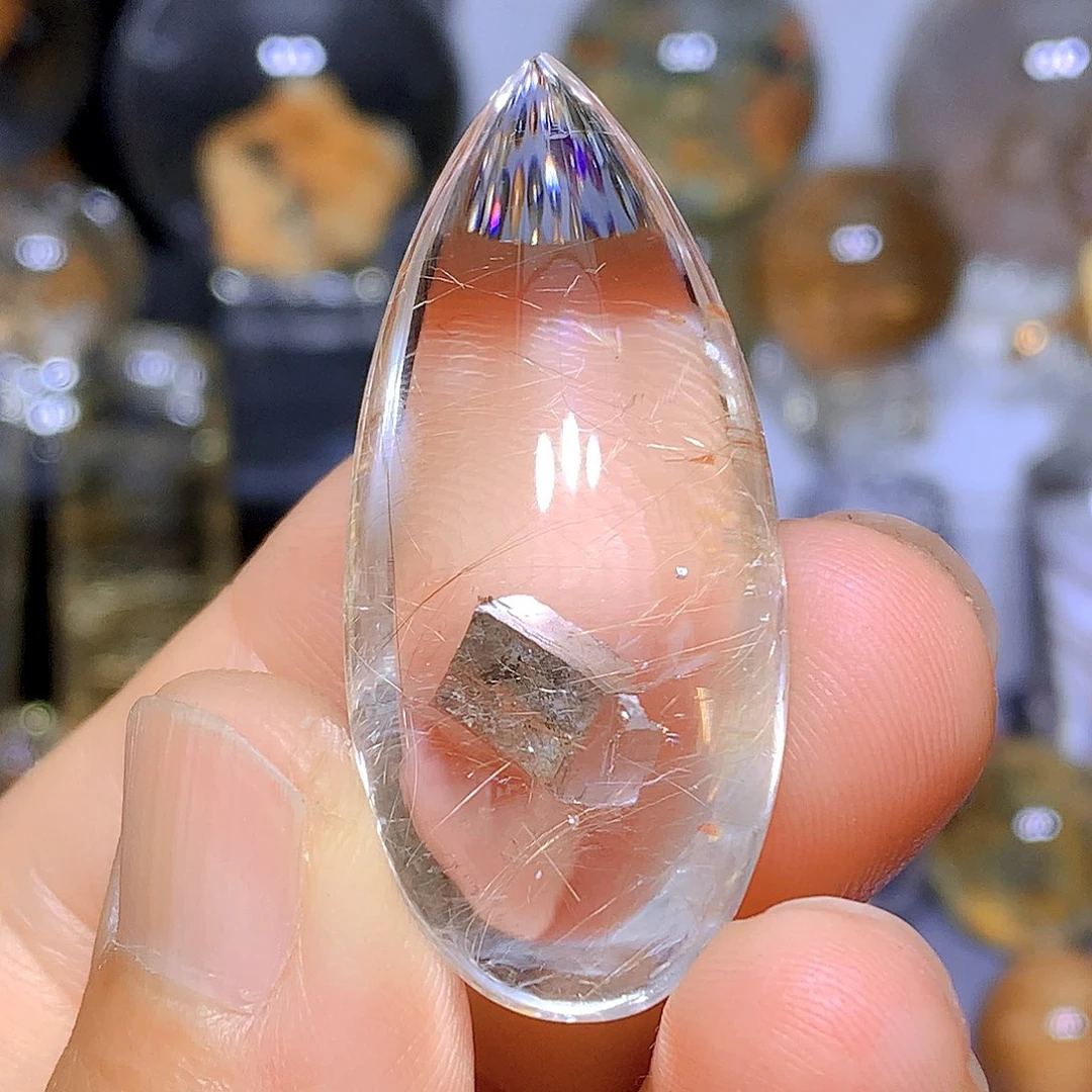 吊坠未镶嵌水晶天然水晶