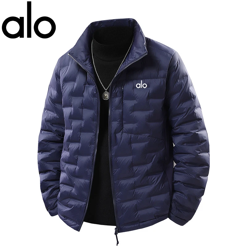 【澳门&专柜】ALO轻薄羽绒服男2025新款冬季保暖外套潮宽松休闲运