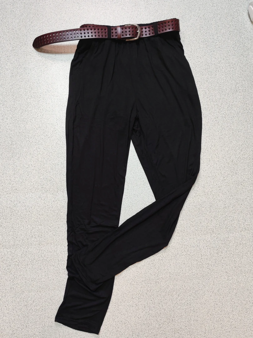 清风酷女郎休闲夏季扎皮带小哈伦