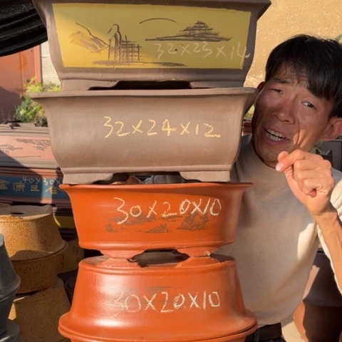 花盆紫砂特价包邮送盒子