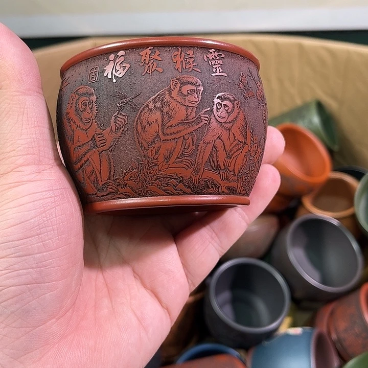 茶杯紫砂全手工紫砂主人杯