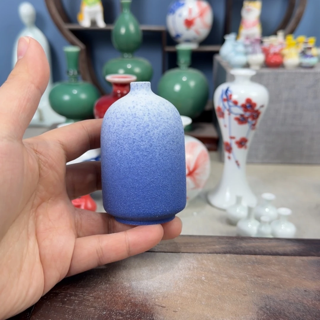 陶瓷手工小花器摆件
